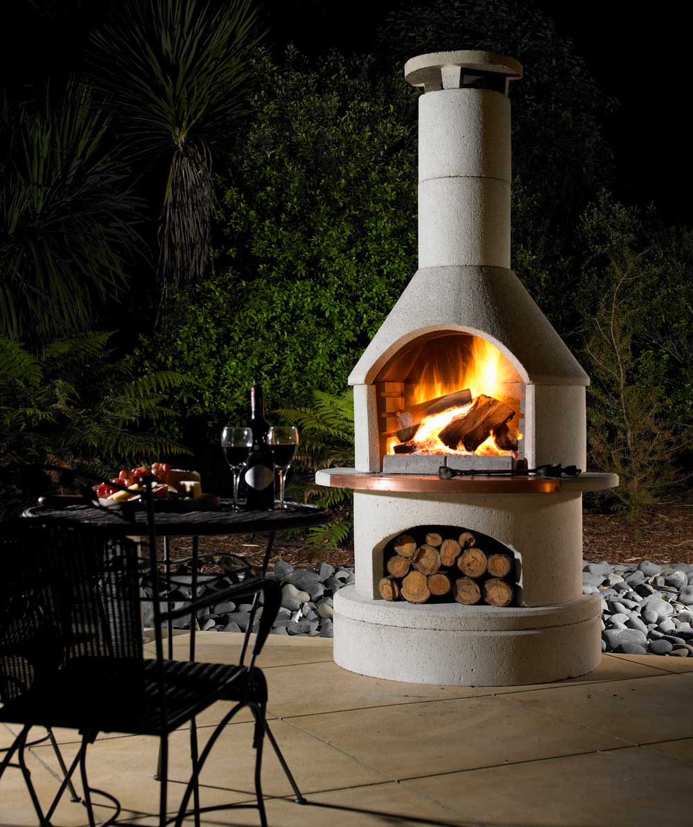 Outdoor Fireplace and Pizza Ovens